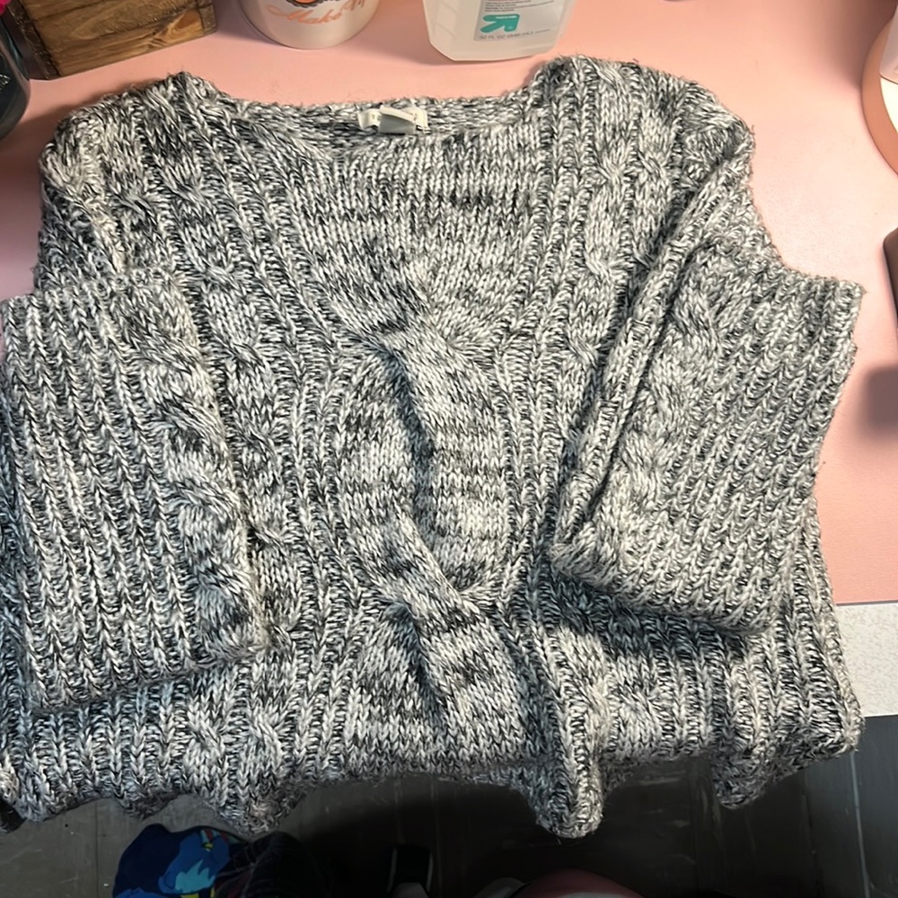 Forever 21, S, twist crop sweater